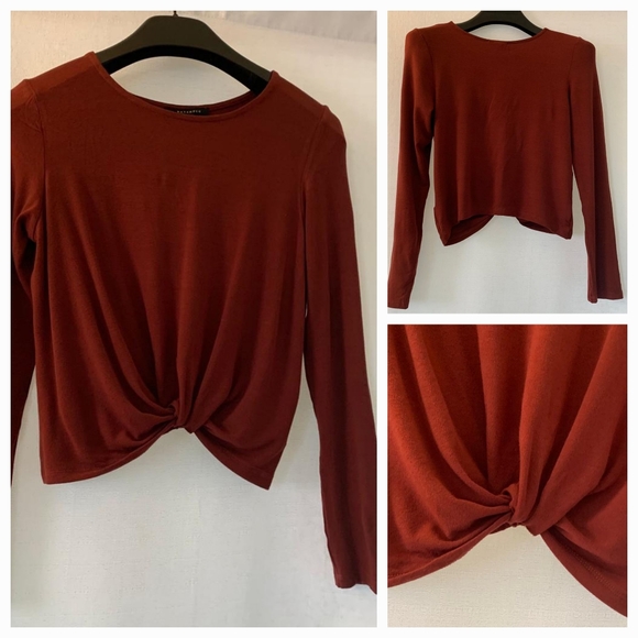 Revamped Tops - NEW Sz Large Revamped Croptop Belly Shirt NWT